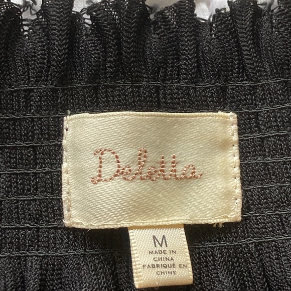 anthropologie deletta lace off shoulder top - Picture 3 of 4